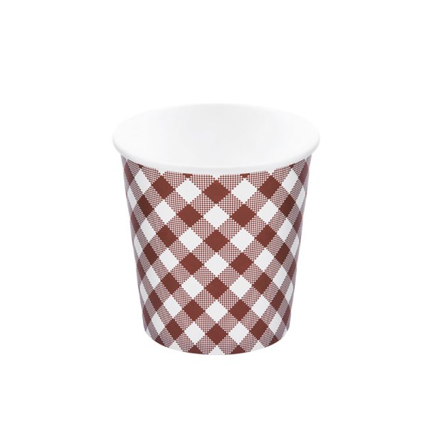 900 Stk. Eisbecher Papierbecher rund "KARO" Ø 115 mm H 115 mm